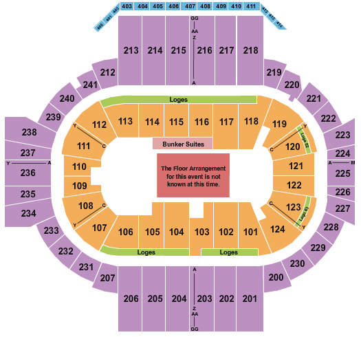 PeoplesBank Arena Chayanne Seating Chart